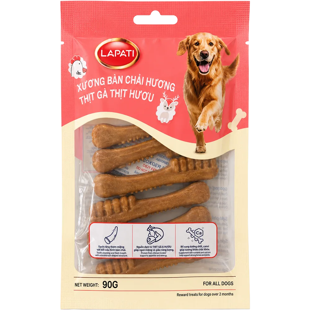 Xương bàn chải thịt gà thịt hươu LAPATI