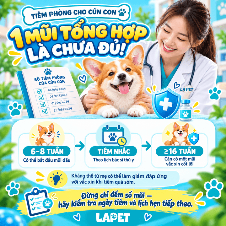 Tiêm Vắc Xin Cho Chó: Lịch Tiêm Và 7 Điều "Sen" Cần Biết 
