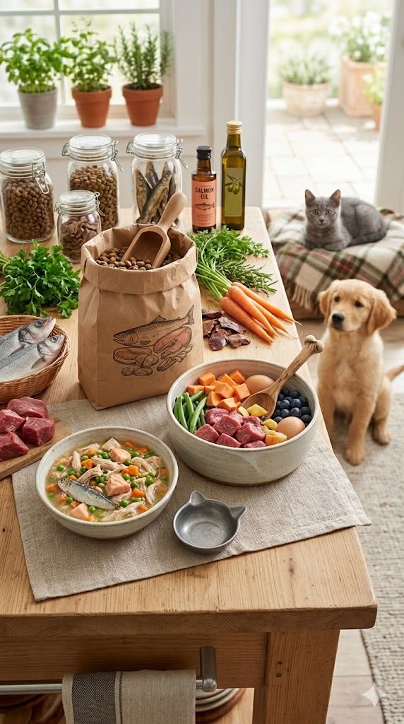 Natural & Healthy Pet Food Ideas 🐾   Fresh Homemade Meals for Cats & Dogs